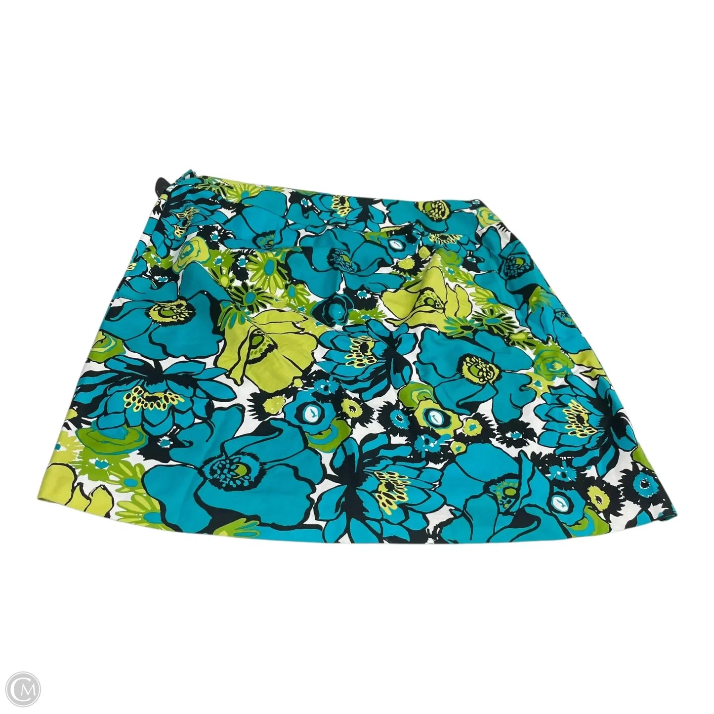 Skirt Mini & Short By East 5th In Blue & Green, Size: 1x