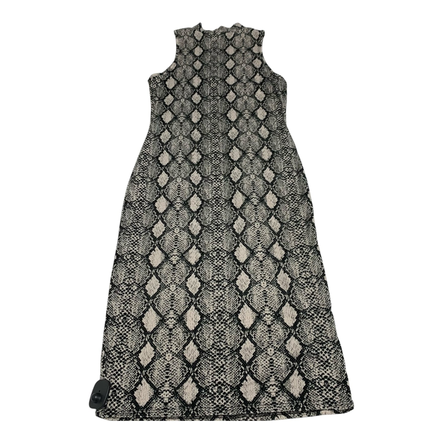 Dress Casual Midi By Caution To The Wind In Snakeskin Print, Size: M