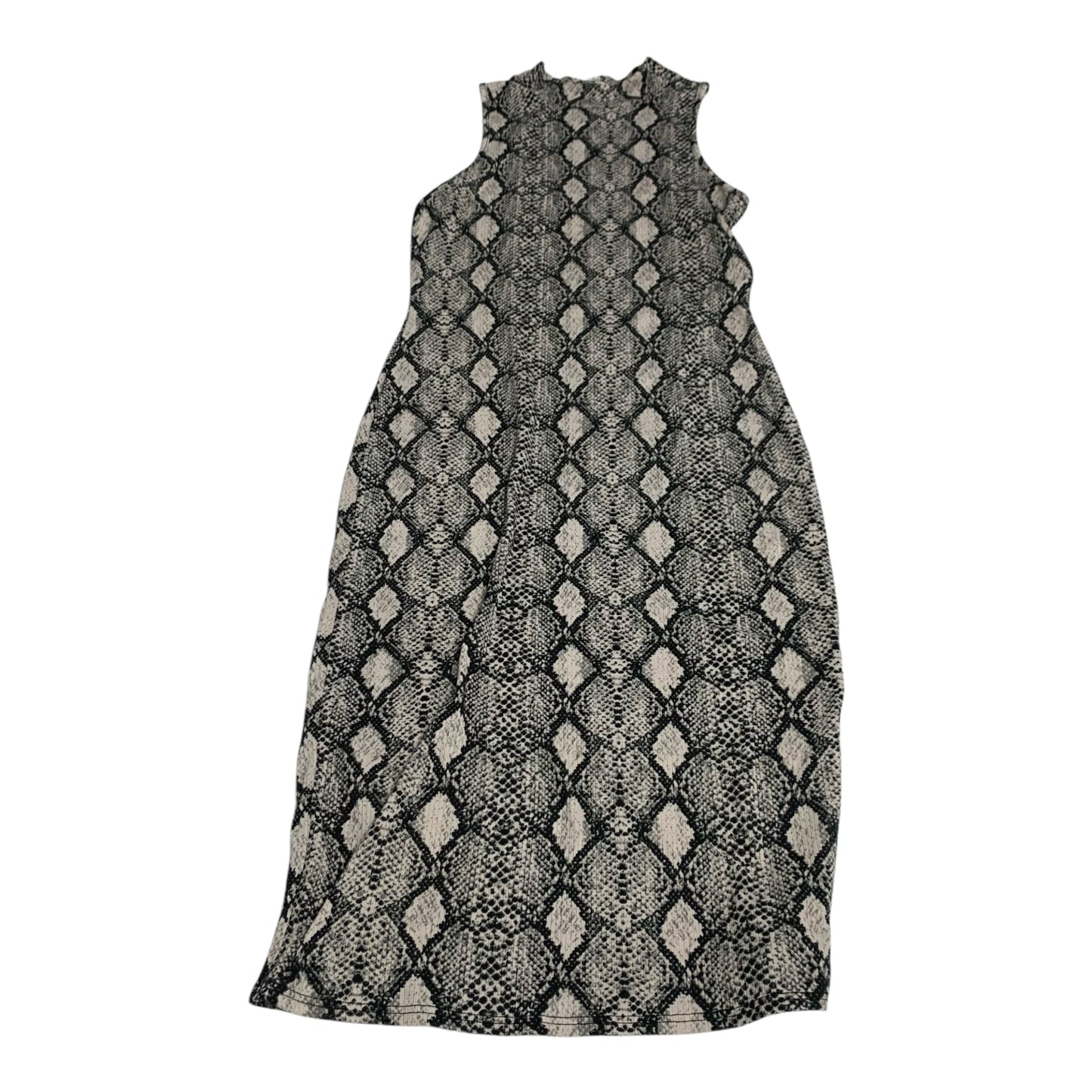 Dress Casual Midi By Caution To The Wind In Snakeskin Print, Size: M