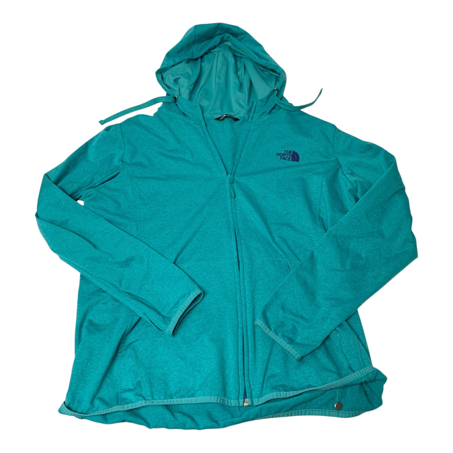 Athletic Jacket By The North Face In Blue, Size: 1x