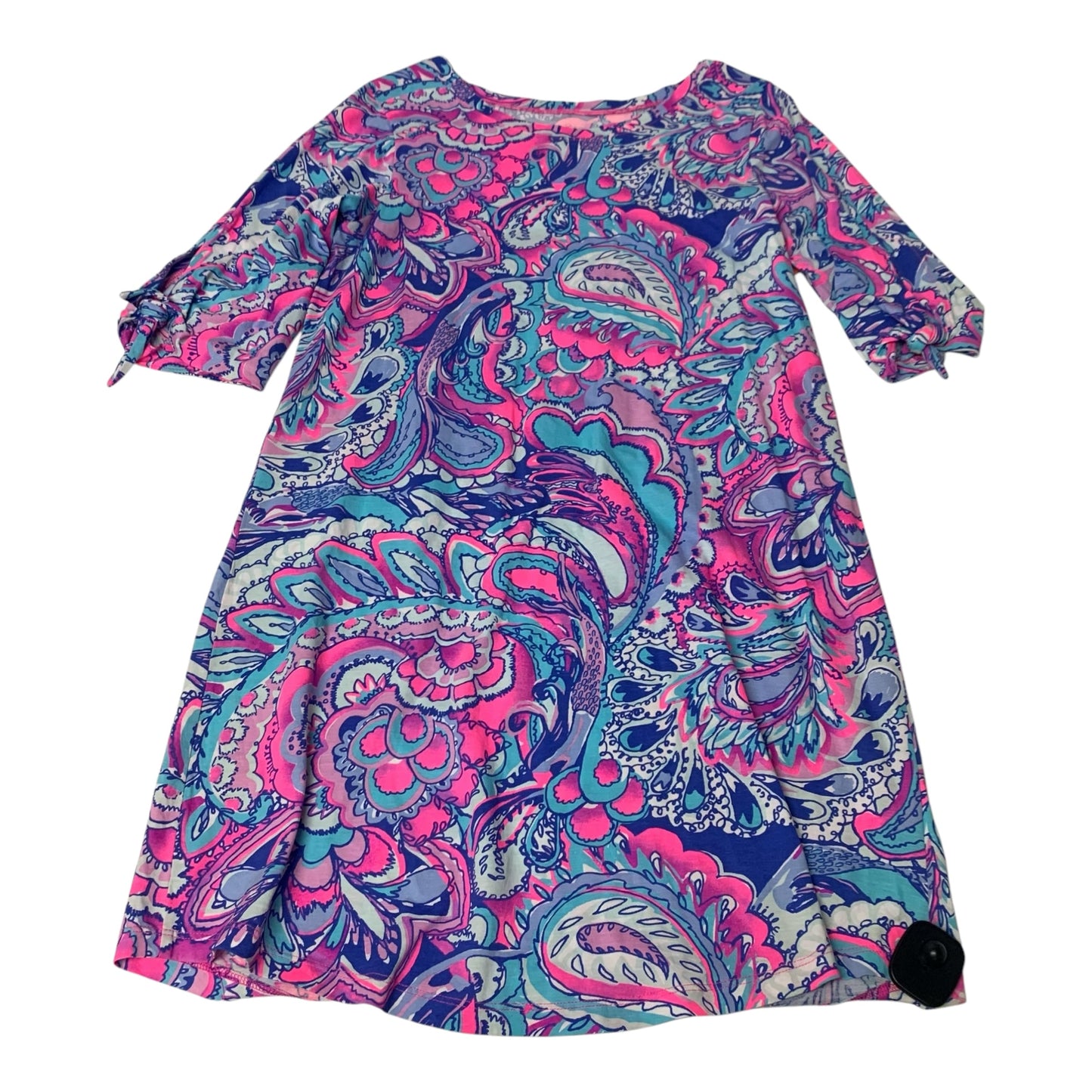 Dress Designer By Lilly Pulitzer In Pink & Purple, Size: L