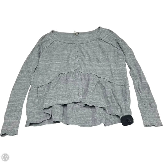 Top Long Sleeve By We The Free In Grey, Size: Xs