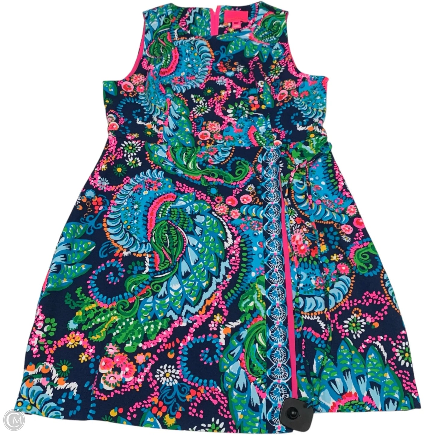 Dress Designer By Lilly Pulitzer In Blue & Pink, Size: L