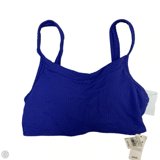 Swimsuit Top By Aerie In Blue, Size: S