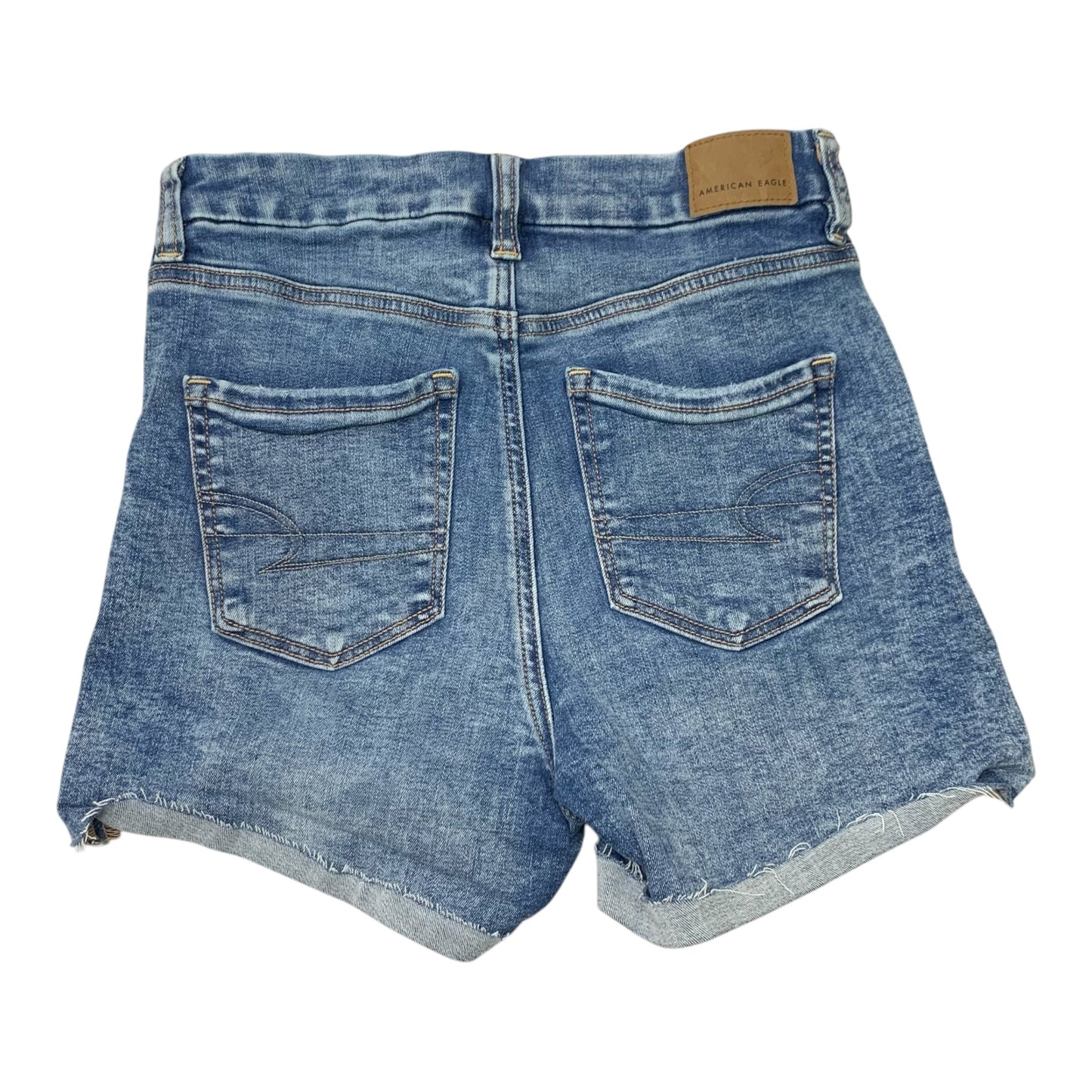 Shorts By American Eagle In Blue Denim, Size: 0