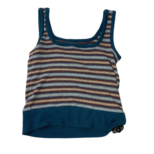 Top Sleeveless By Madewell In Blue & Orange, Size: S