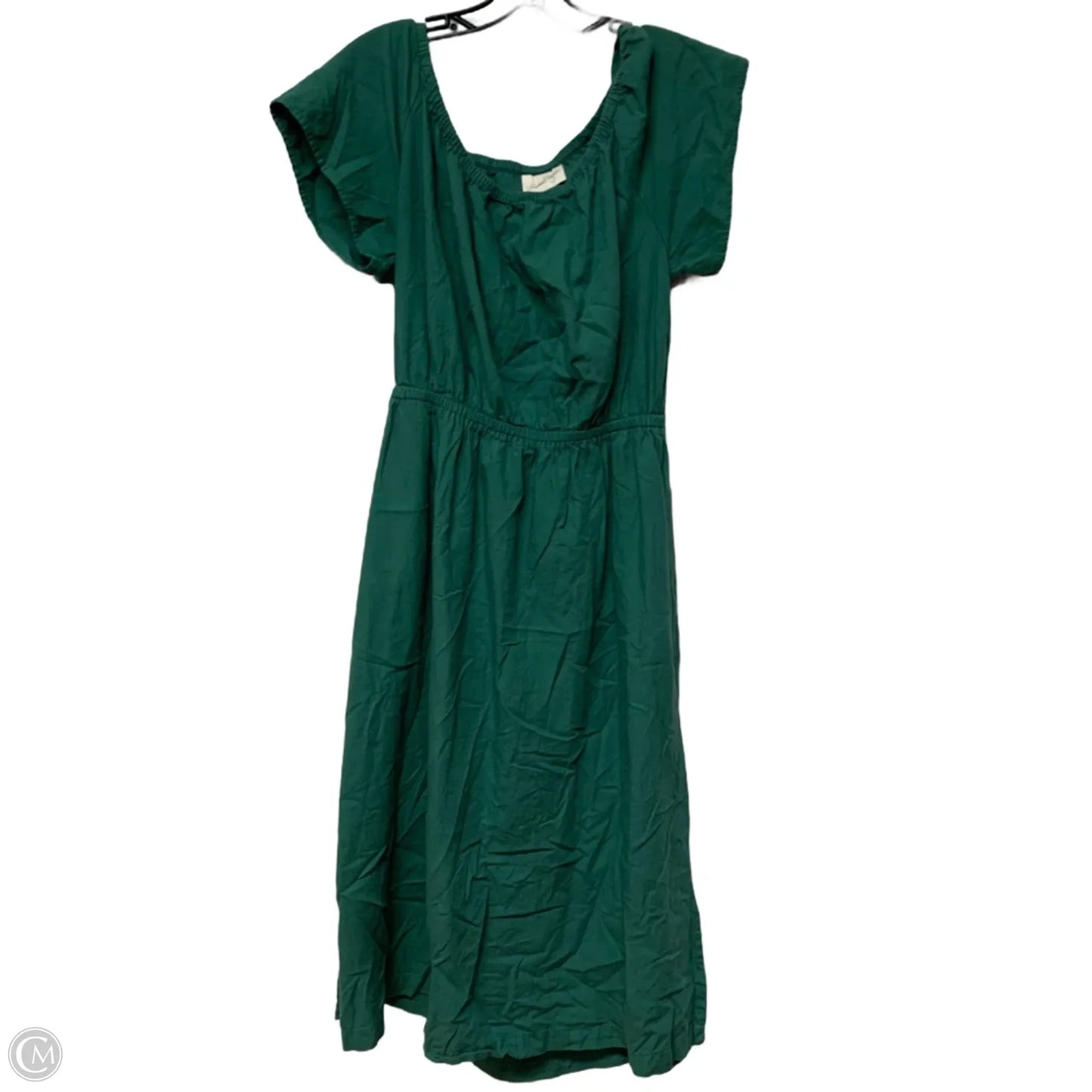 Dress Casual Midi By Universal Thread In Green, Size: L