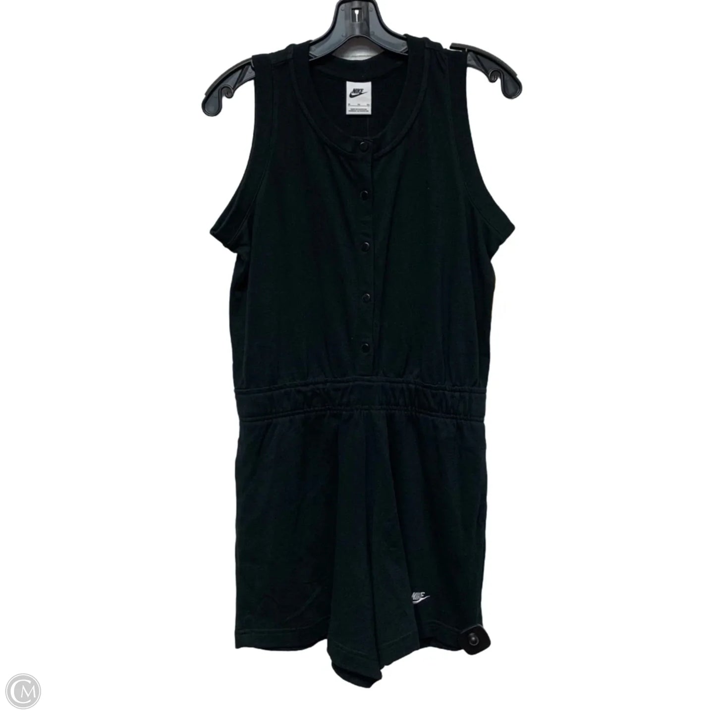 Athletic Dress By Nike Apparel In Black, Size: Xl