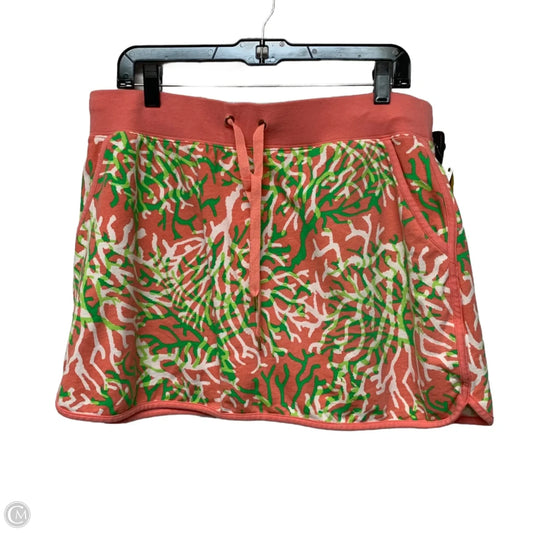 Skort By Crown And Ivy In Green & Orange, Size: Xlp