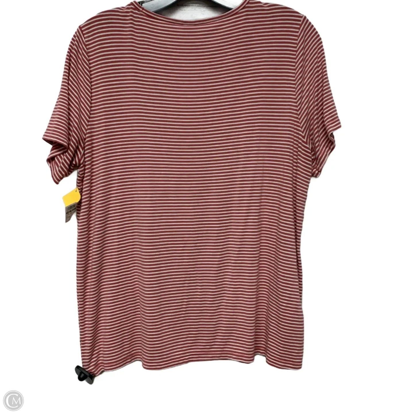 Top Short Sleeve By Old Navy In Striped Pattern, Size: M
