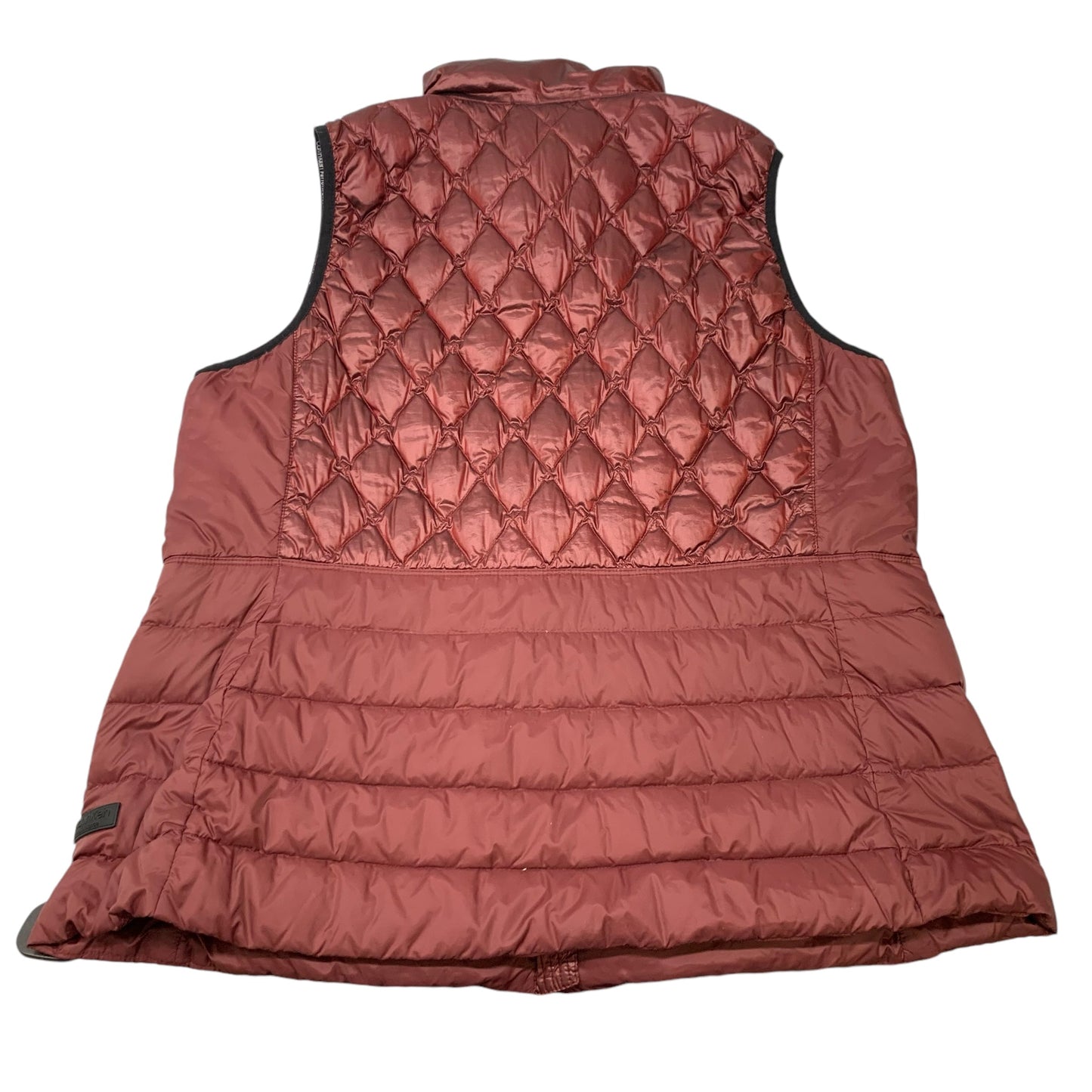 Vest Puffer & Quilted By Calvin Klein In Red, Size: 1x