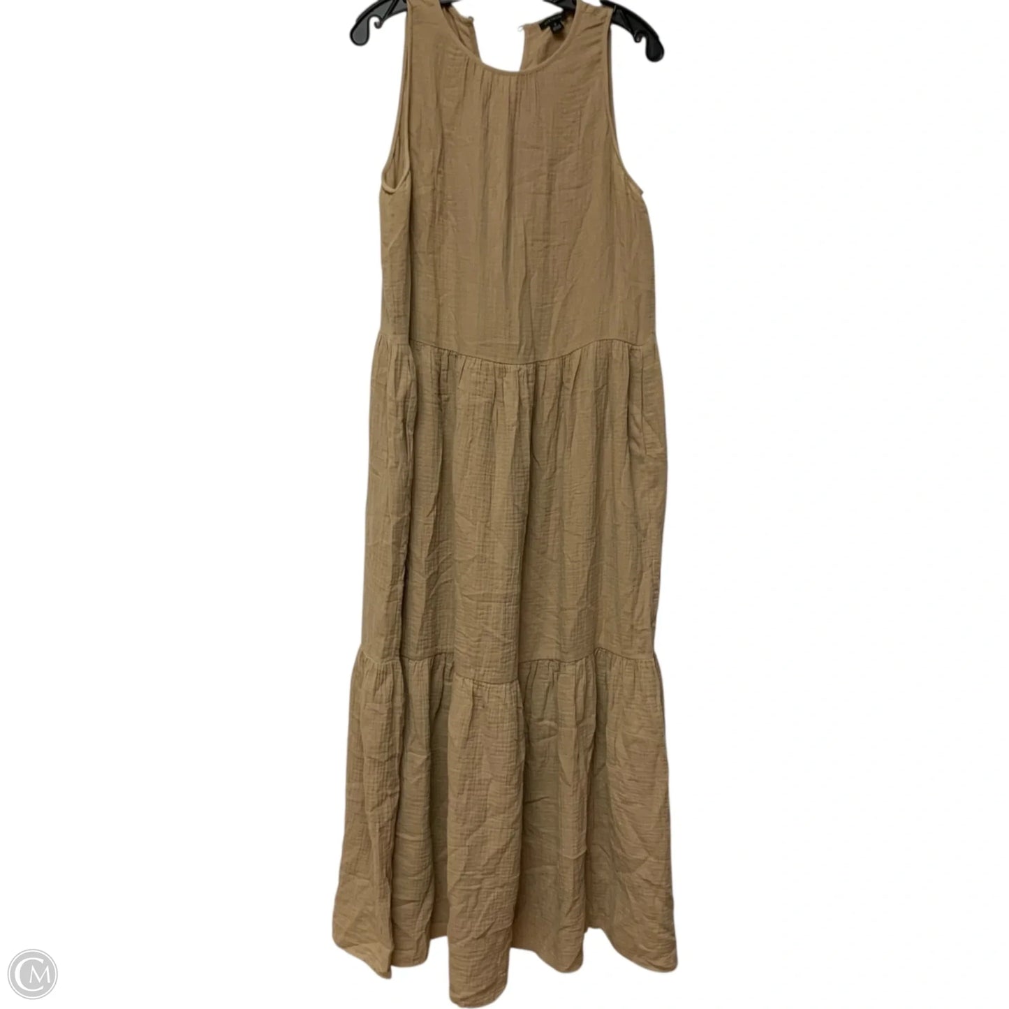 Dress Casual Maxi By Ann Taylor In Beige, Size: M