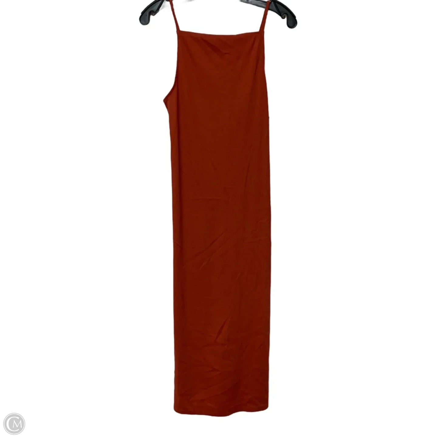 Dress Casual Midi By Old Navy In Orange, Size: M
