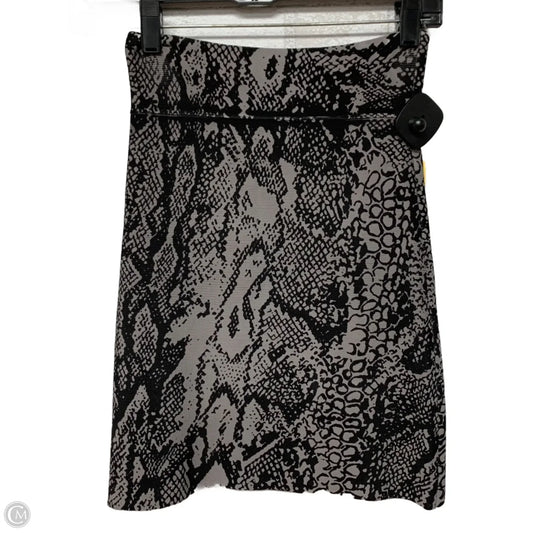 Skirt Mini & Short By Bcbgmaxazria In Black & Grey, Size: Xs