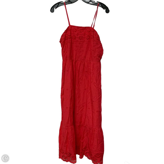 Dress Casual Midi By Japna In Pink, Size: M