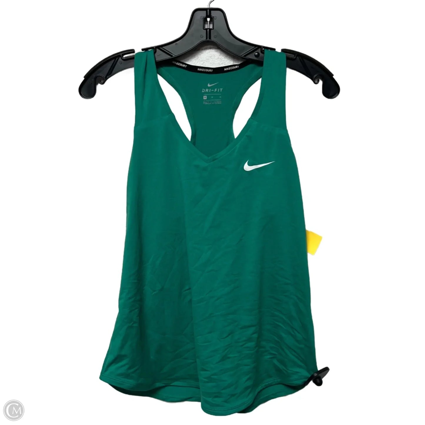Athletic Tank Top By Nike Apparel In Green, Size: M