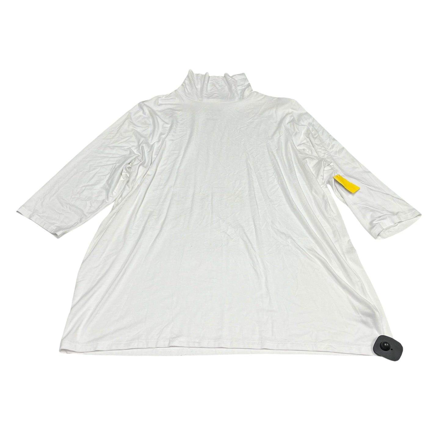 Top 3/4 Sleeve By Torrid In White, Size: 2x