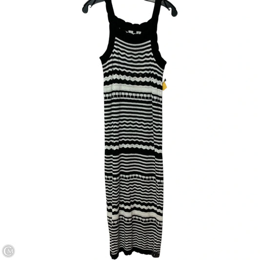 Dress Casual Midi By Joie In Black & White, Size: S