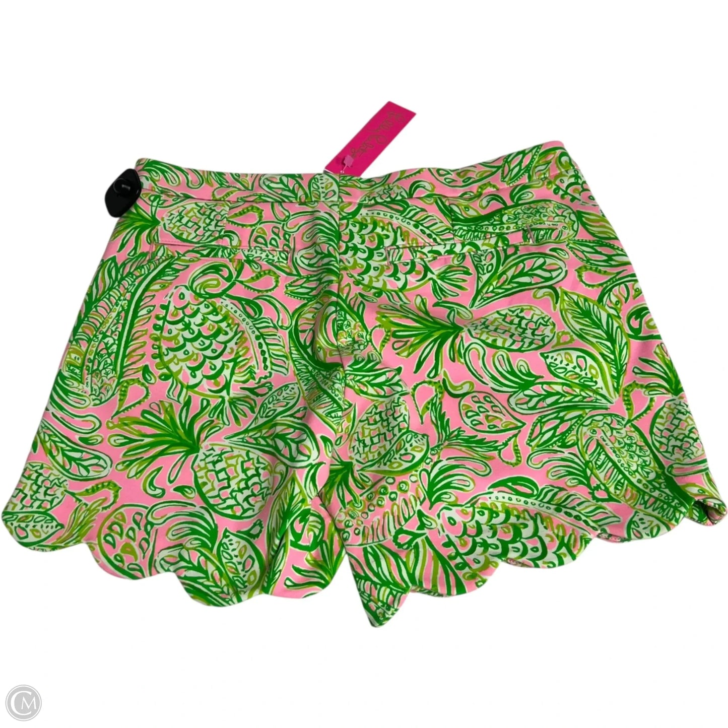 Shorts Designer By Lilly Pulitzer In Green & Pink, Size: 8