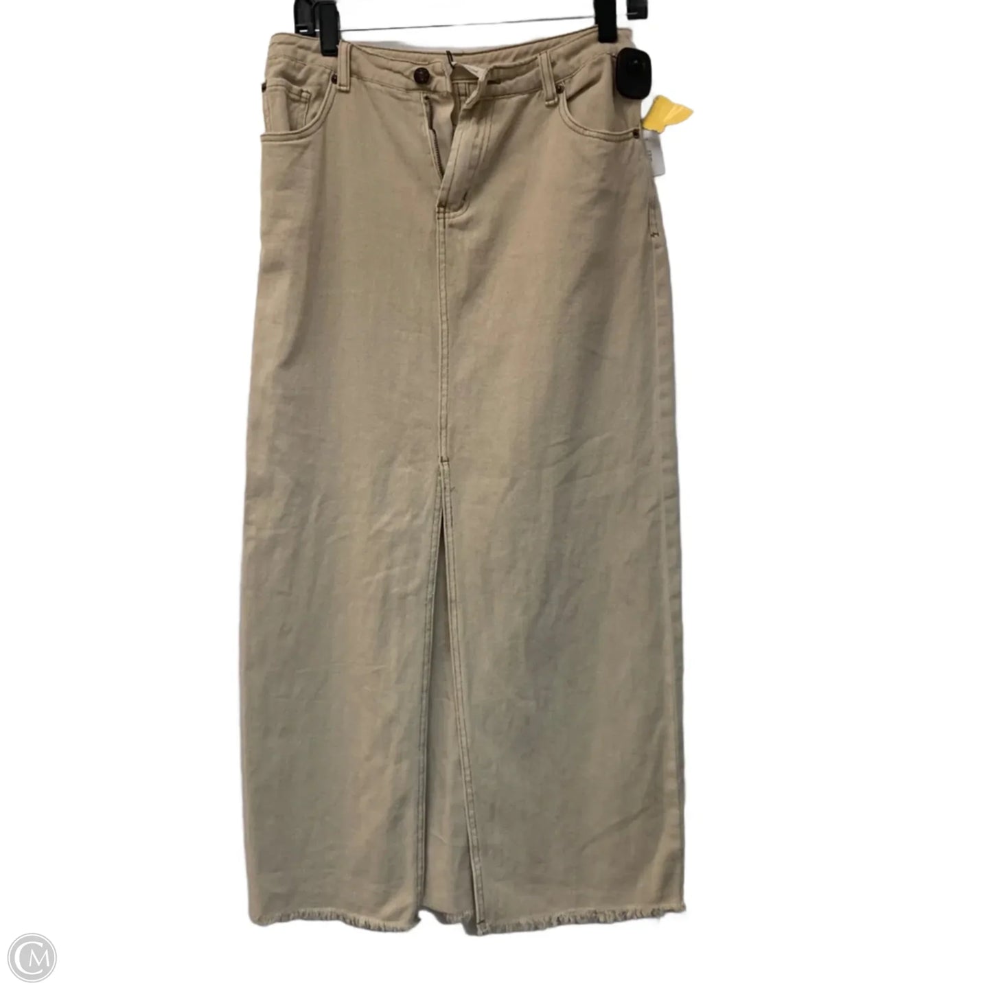 Skirt Midi By Mustard Seed In Beige, Size: M