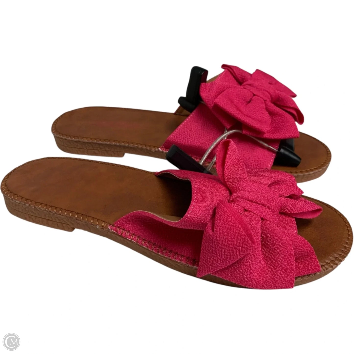 Sandals Flats By Clothes Mentor In Pink, Size: 9.5