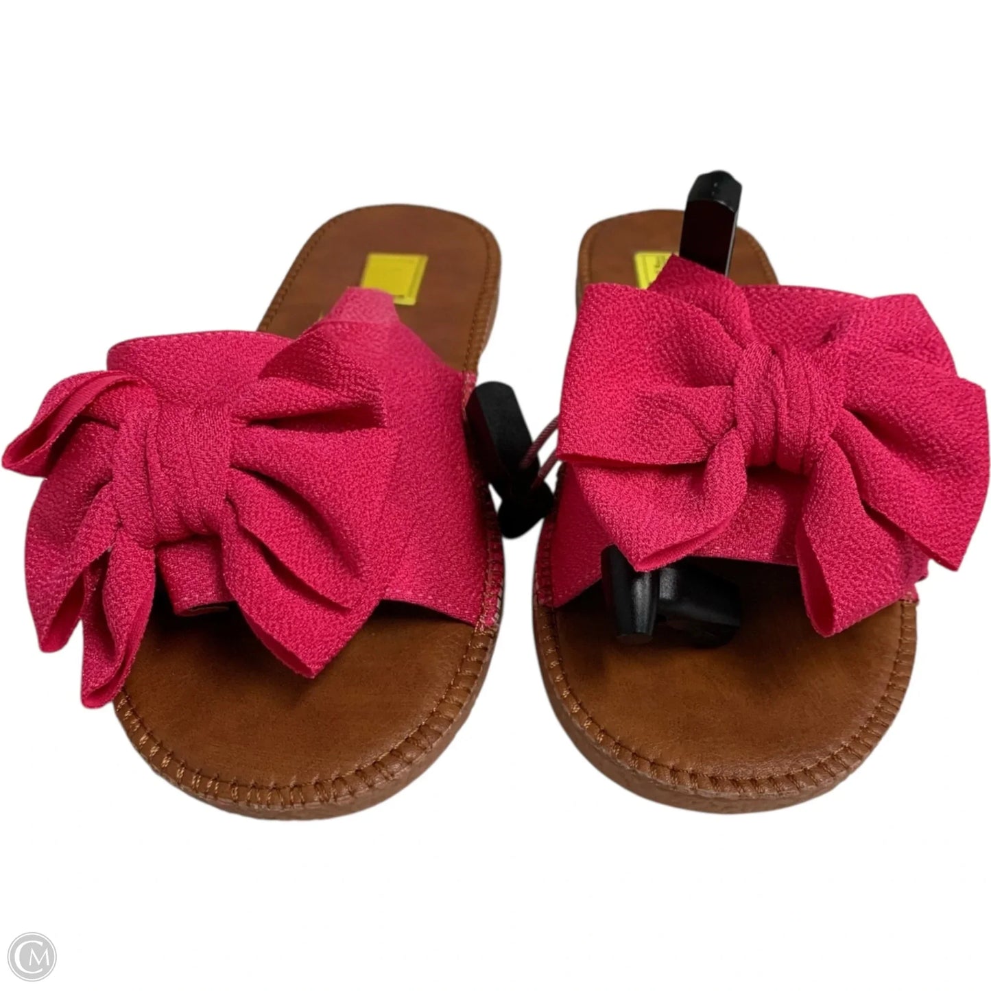 Sandals Flats By Clothes Mentor In Pink, Size: 9.5