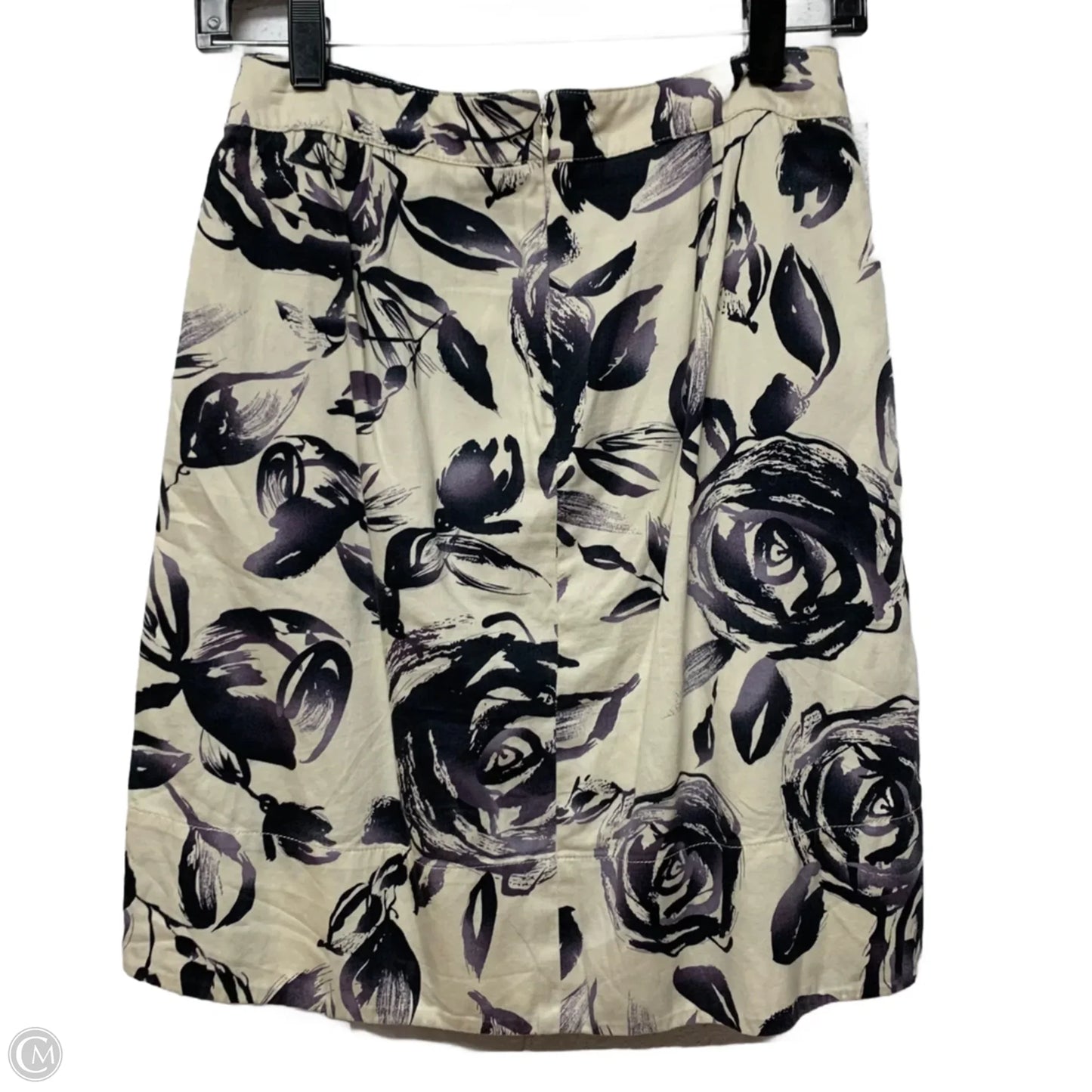 Skirt Mini & Short By Cabi In Cream & Purple, Size: S