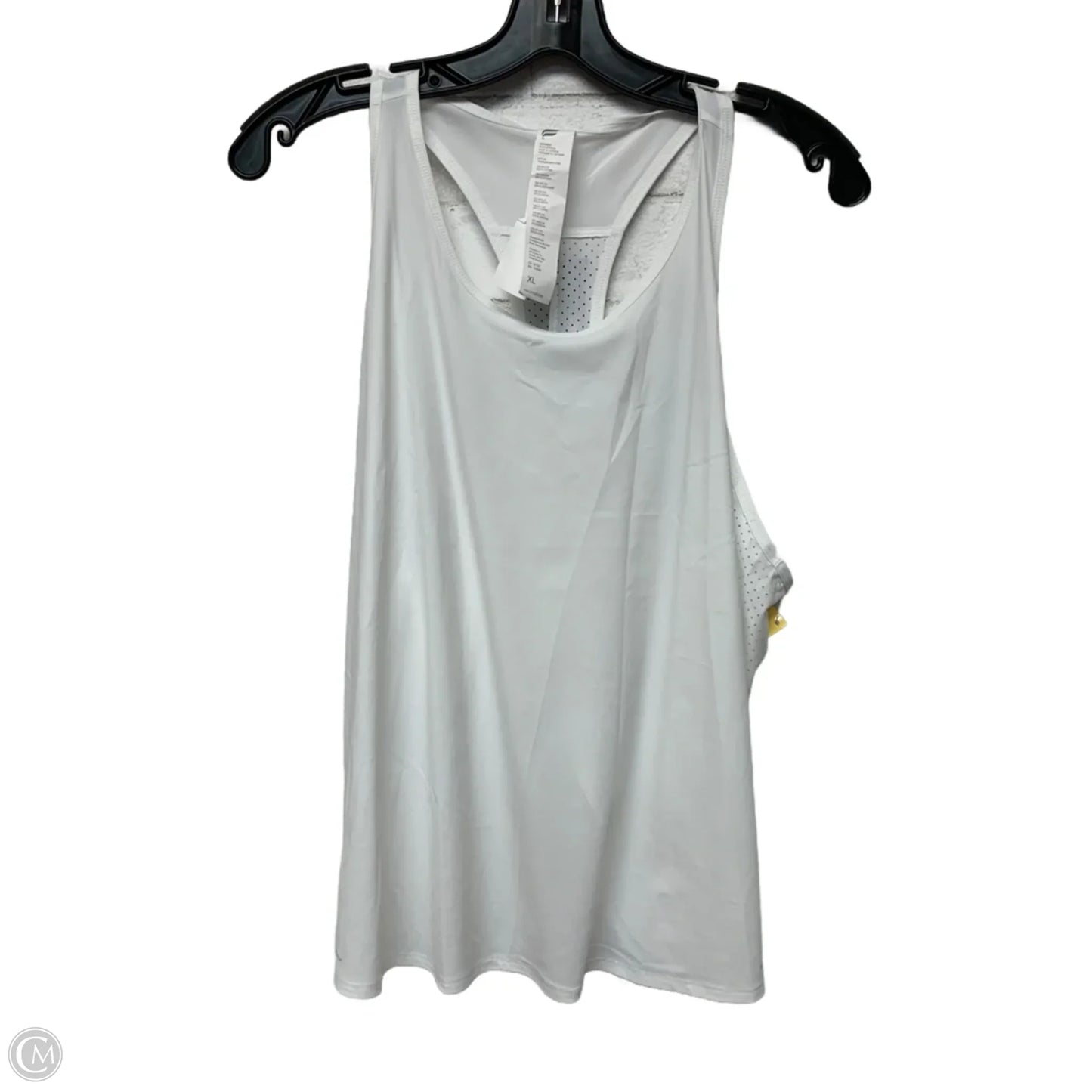 Athletic Tank Top By Fabletics In White, Size: Xl