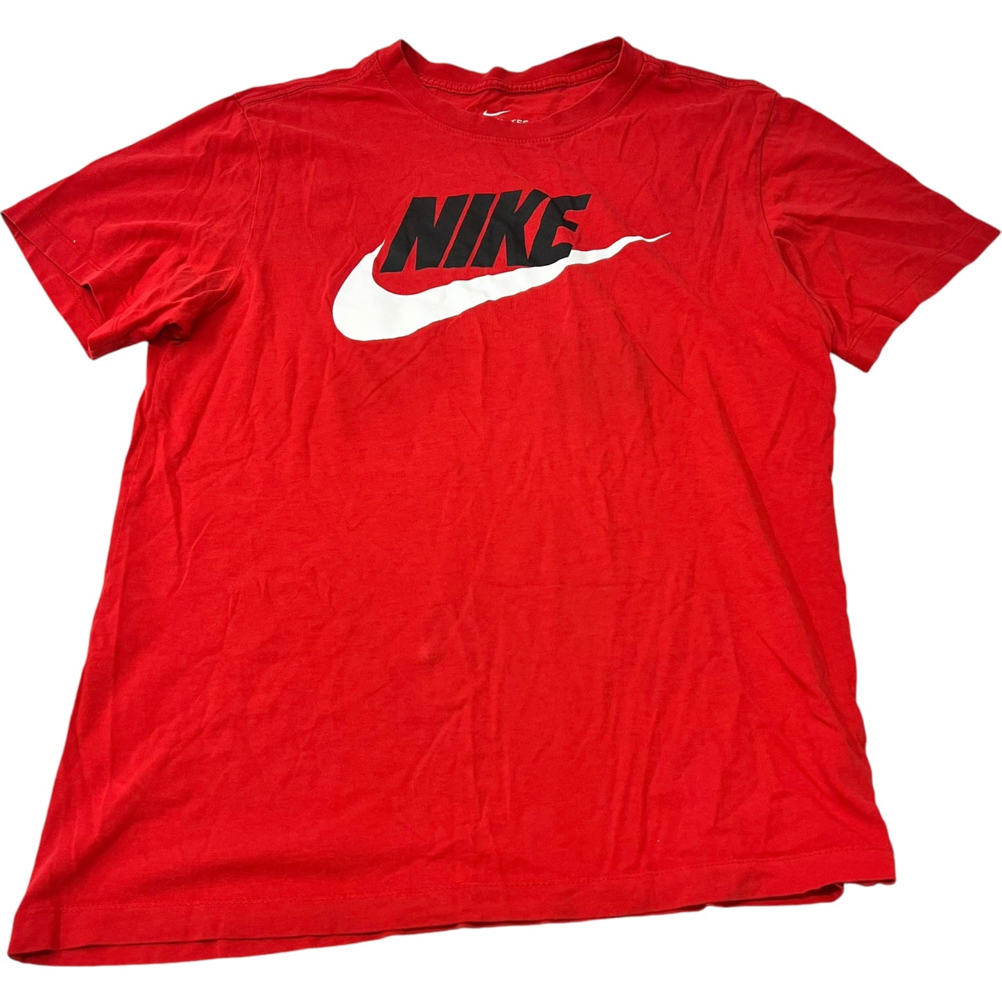 Athletic Top Short Sleeve By Nike Apparel In Red, Size: S