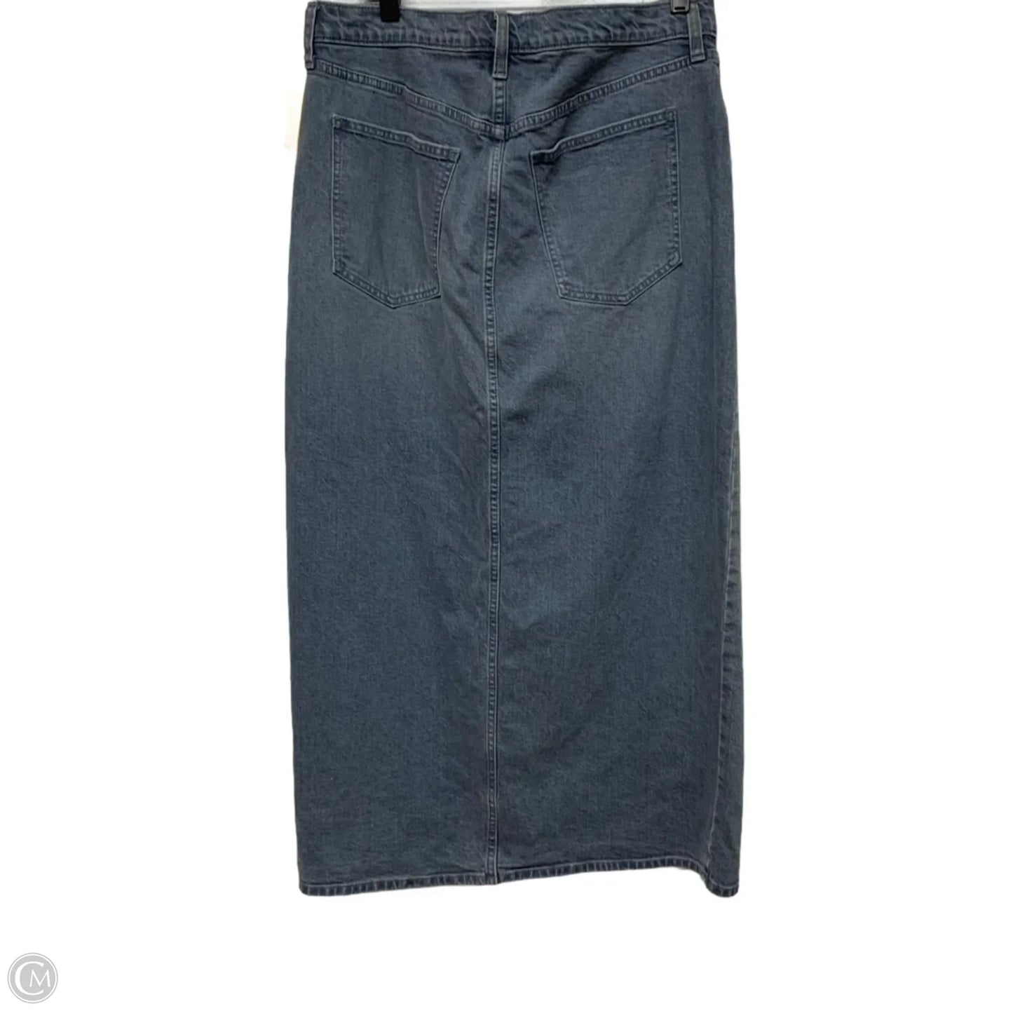 Skirt Maxi By Universal Thread In Blue Denim, Size: L