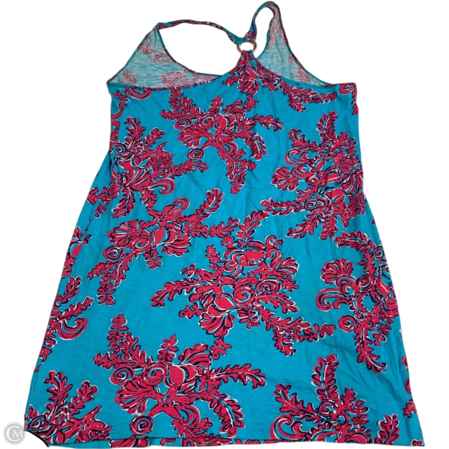 Dress Designer By Lilly Pulitzer In Blue & Pink, Size: Xl