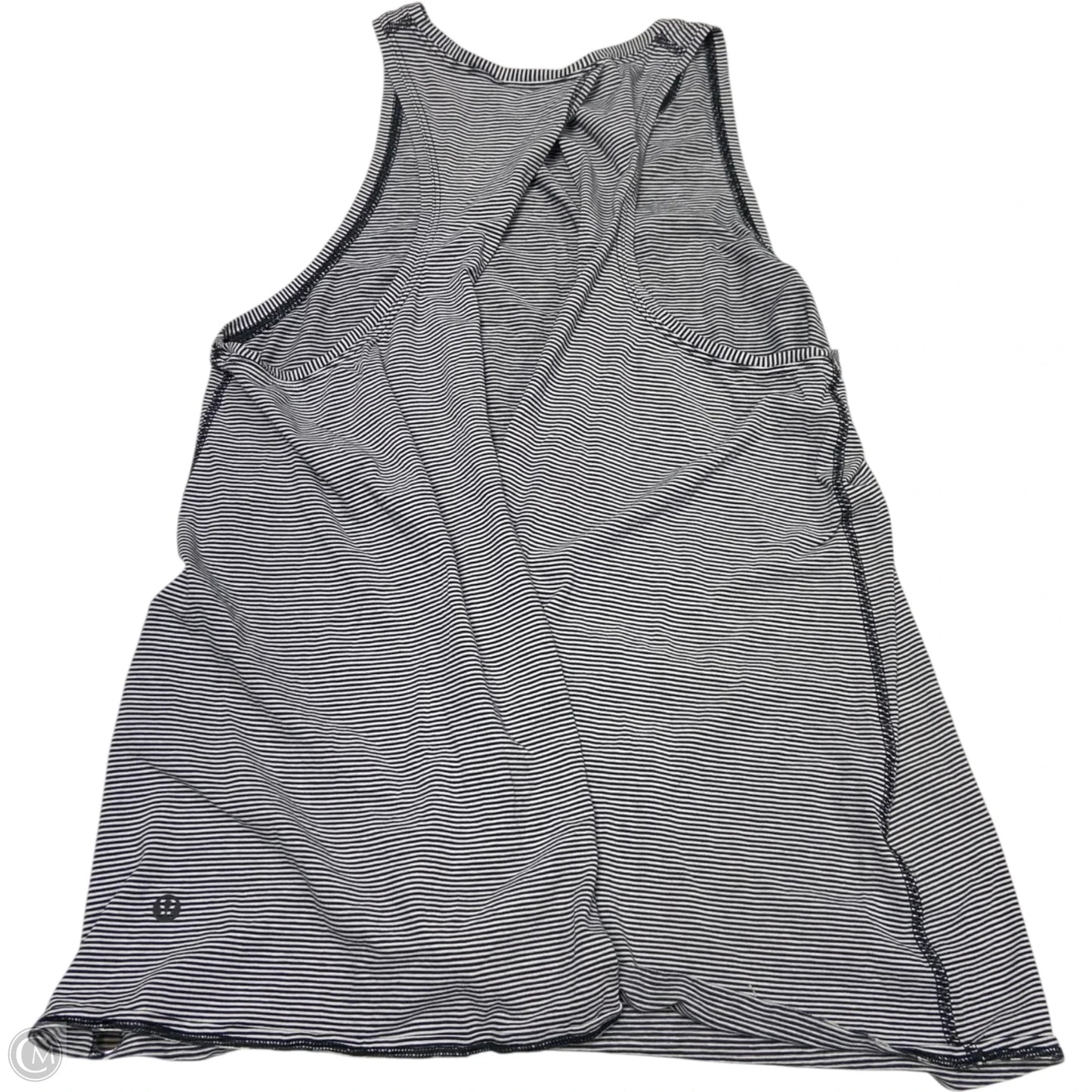 Athletic Tank Top By Lululemon In Striped Pattern, Size: S