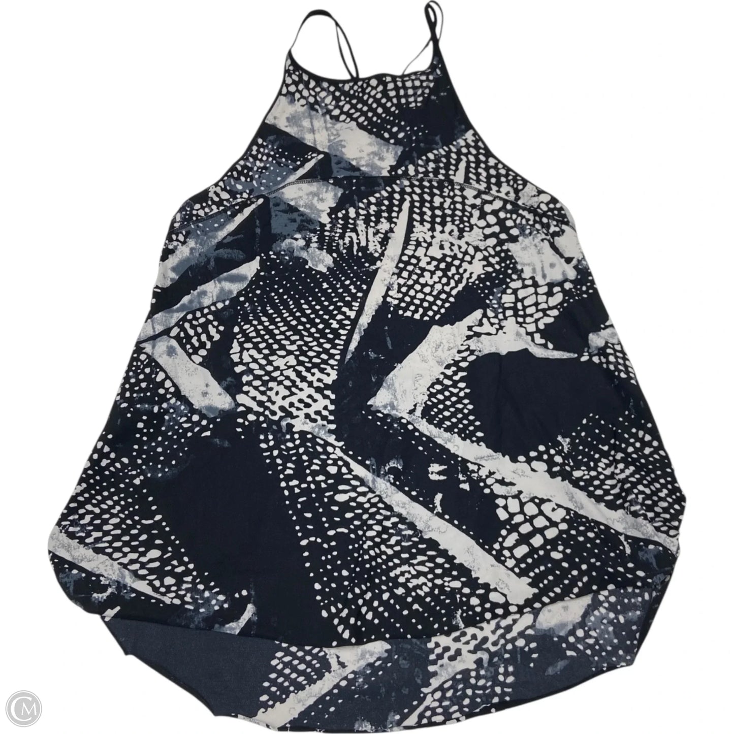 Athletic Tank Top By Lululemon In Black & Grey, Size: S