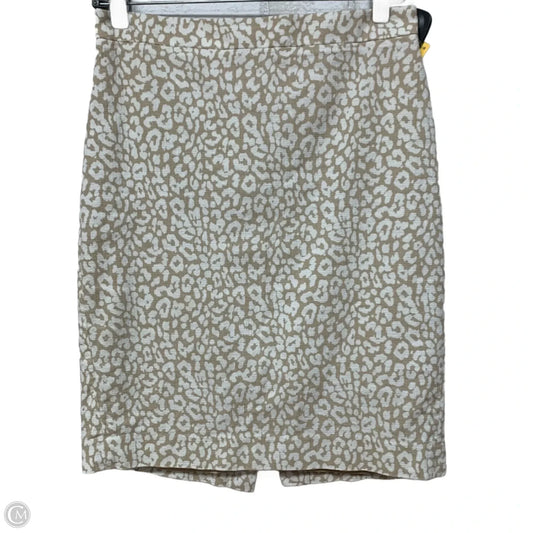 Skirt Mini & Short By J. Crew In Animal Print, Size: Xs