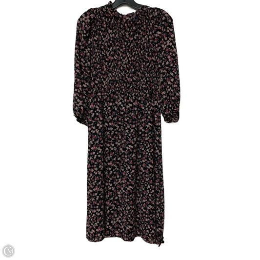 Dress Casual Midi By Sweet Rain In Floral Print, Size: L