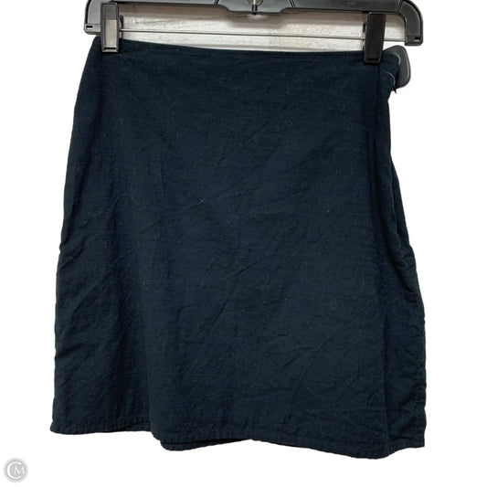 Skirt Mini & Short By Abercrombie And Fitch In Black, Size: Xs