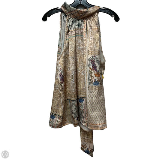 Blouse Sleeveless By Rachel Zoe In Tan, Size: Xl