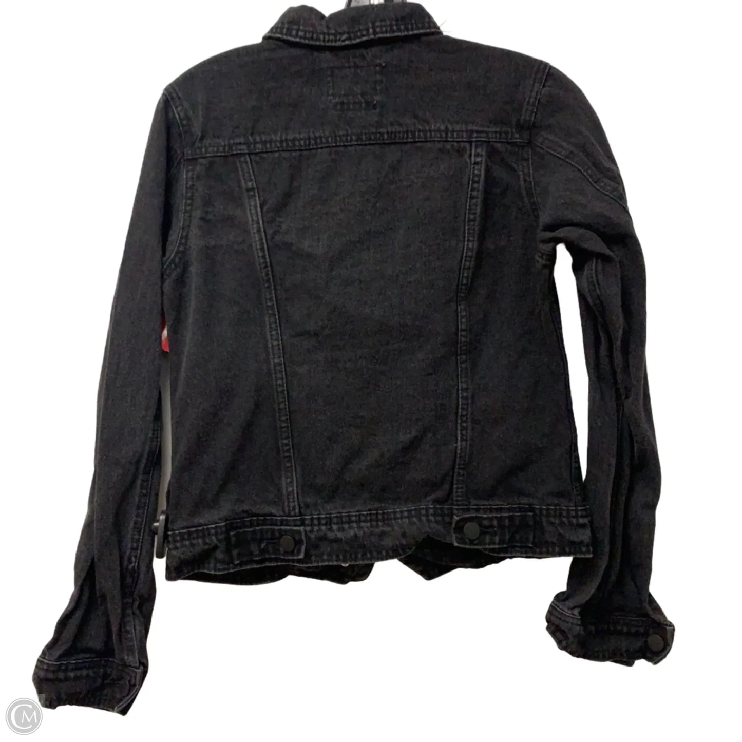 Jacket Denim By Universal Thread In Black Denim, Size: Xs