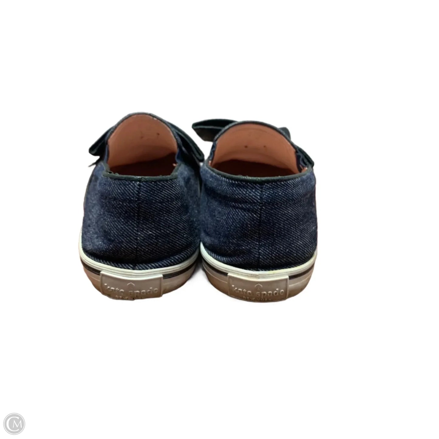 Shoes Designer By Kate Spade In Blue Denim, Size: 8