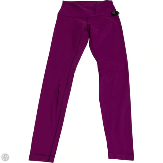 Athletic Leggings By Lululemon In Purple, Size: M
