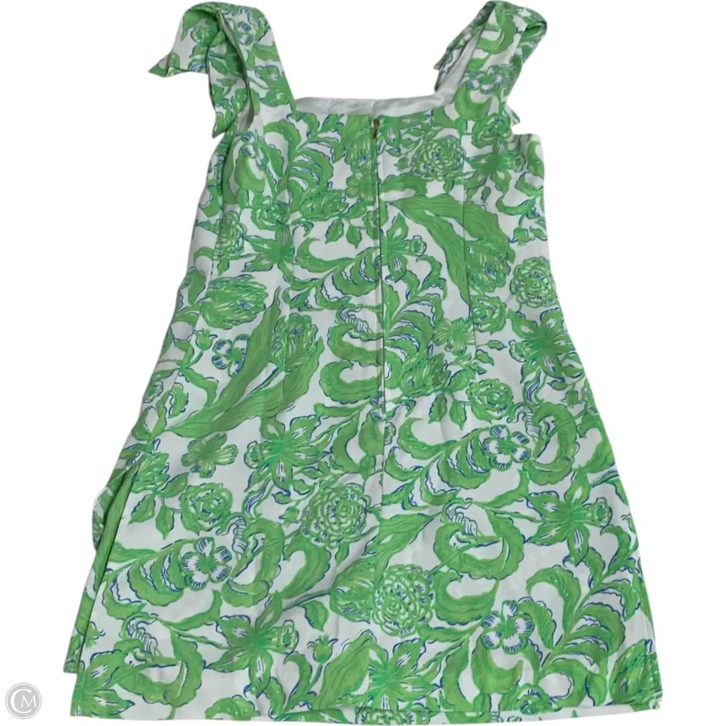 Romper Designer By Lilly Pulitzer In Green & White, Size: Xs