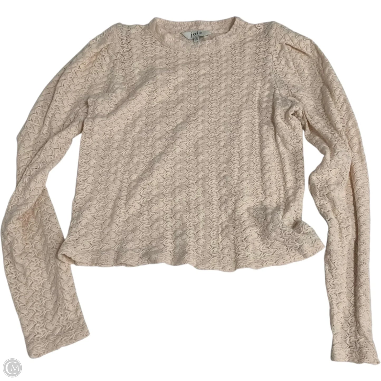 Top Long Sleeve By Joie In Cream, Size: M