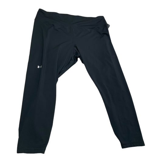 Athletic Leggings By Under Armour In Black, Size: 3x