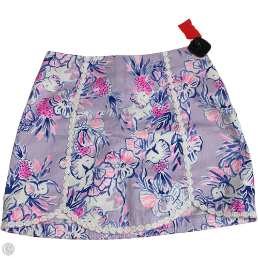 Skort Designer By Lilly Pulitzer In Purple, Size: S