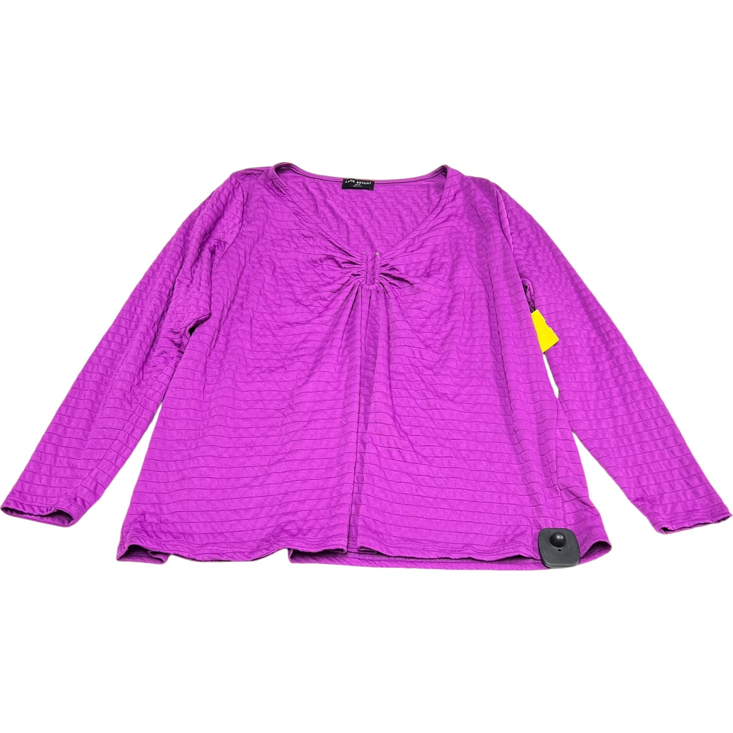 Top Long Sleeve By Lane Bryant In Purple, Size: 3x