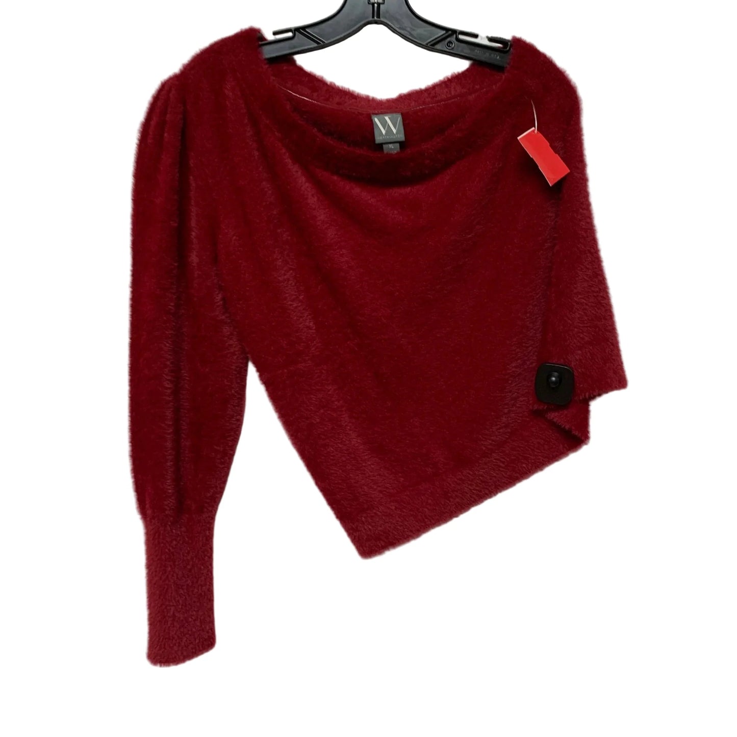 Top Long Sleeve By Worthington In Red, Size: Xl