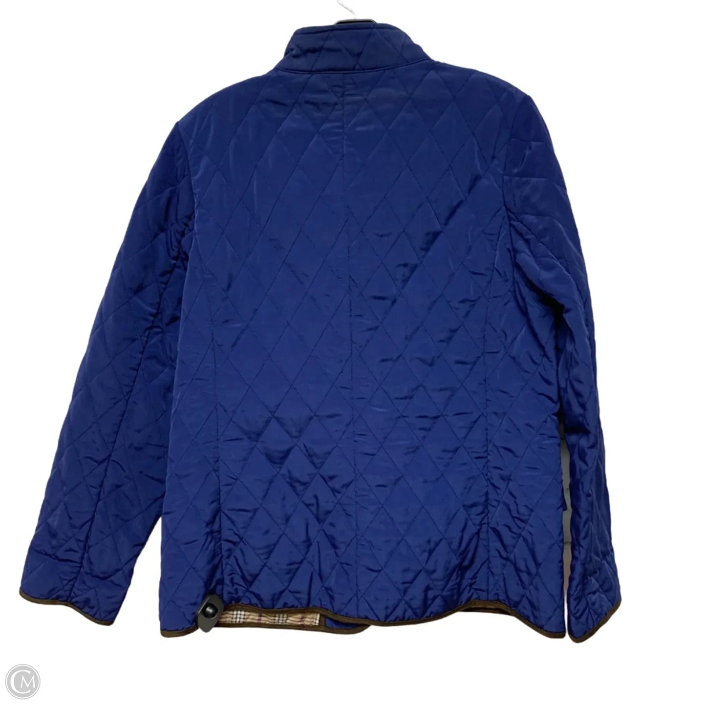 Jacket Puffer & Quilted By Relativity In Blue, Size: M