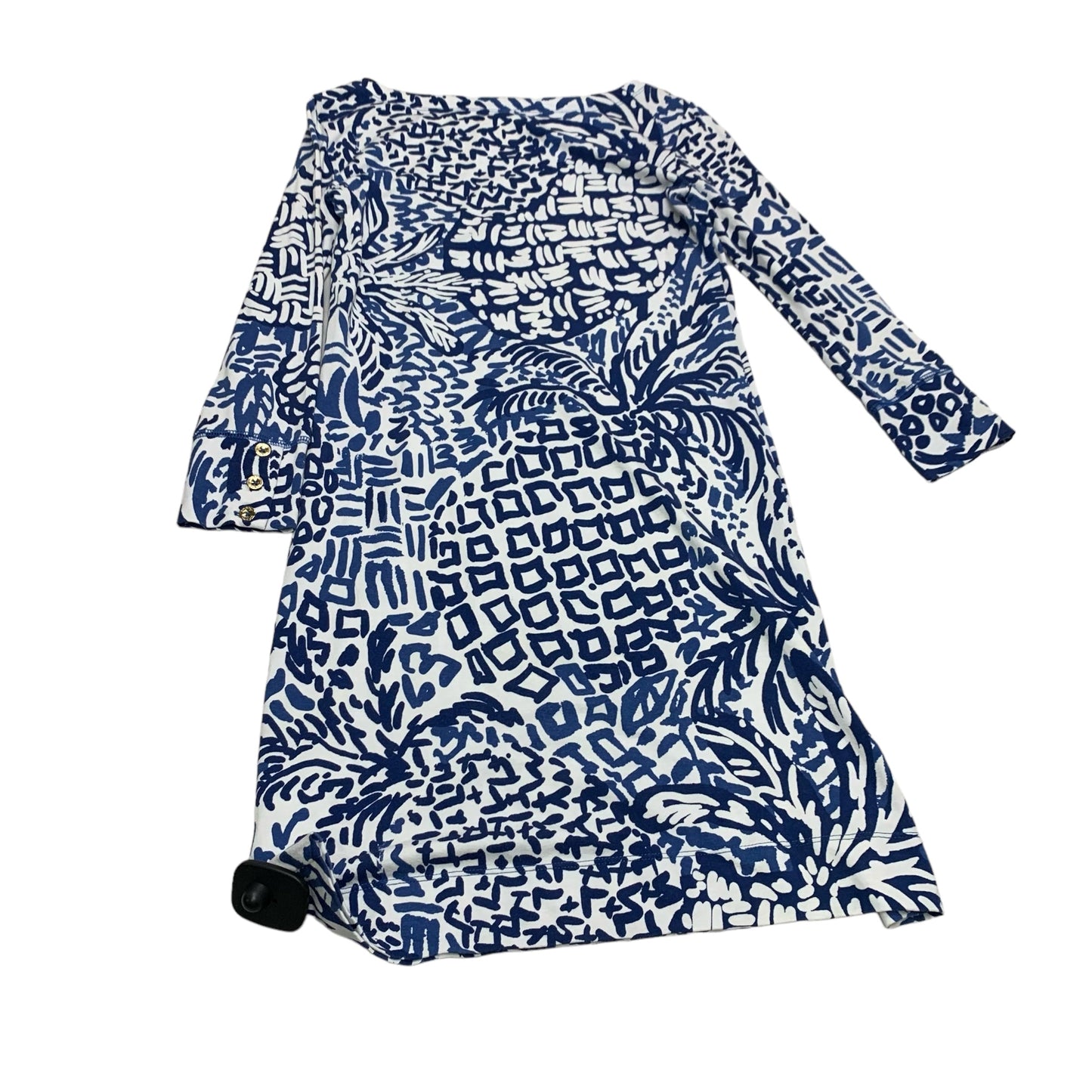 Dress Designer By Lilly Pulitzer In Blue & White, Size: Xxs