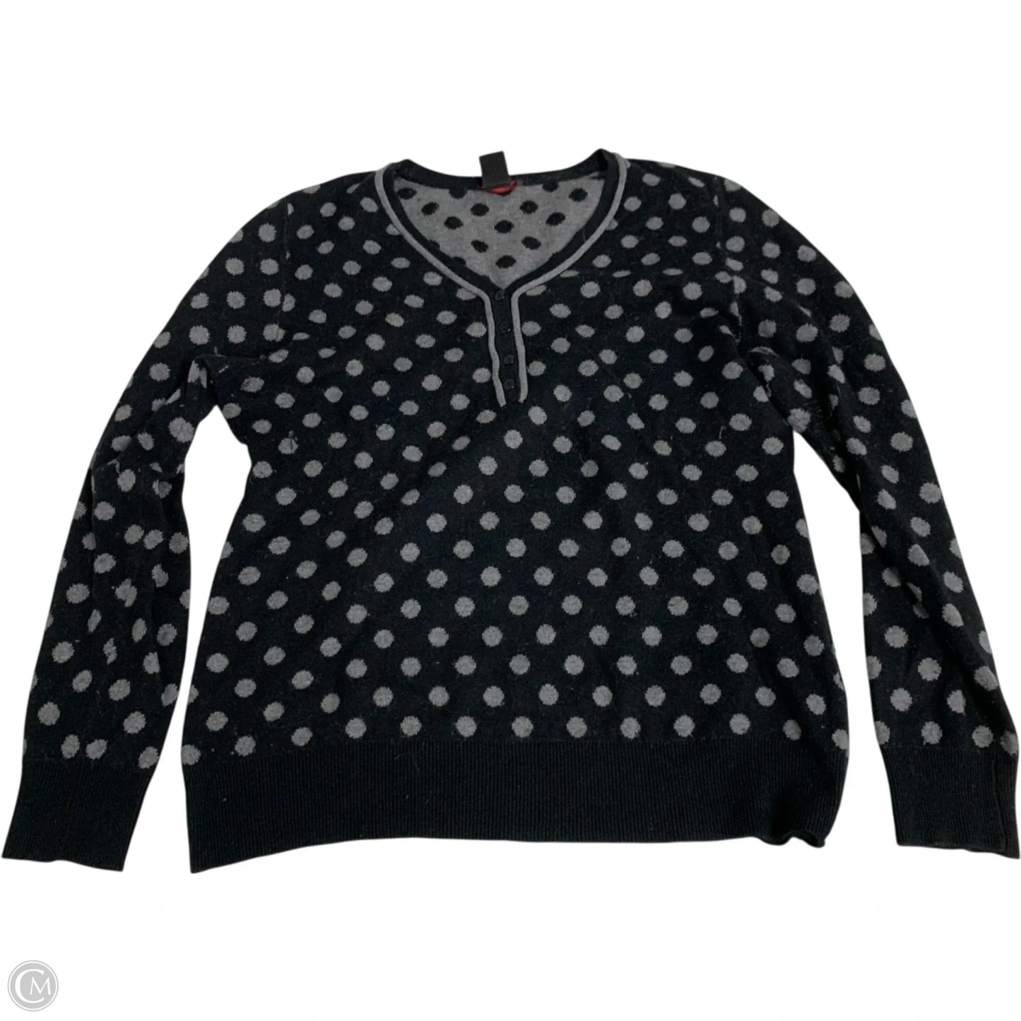 Sweater By alison sheri In Polkadot Pattern, Size: Xl