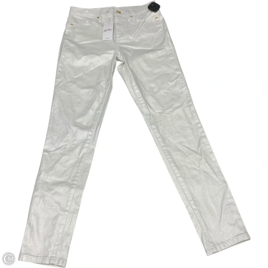 Jeans Designer By Lilly Pulitzer In White, Size: 4